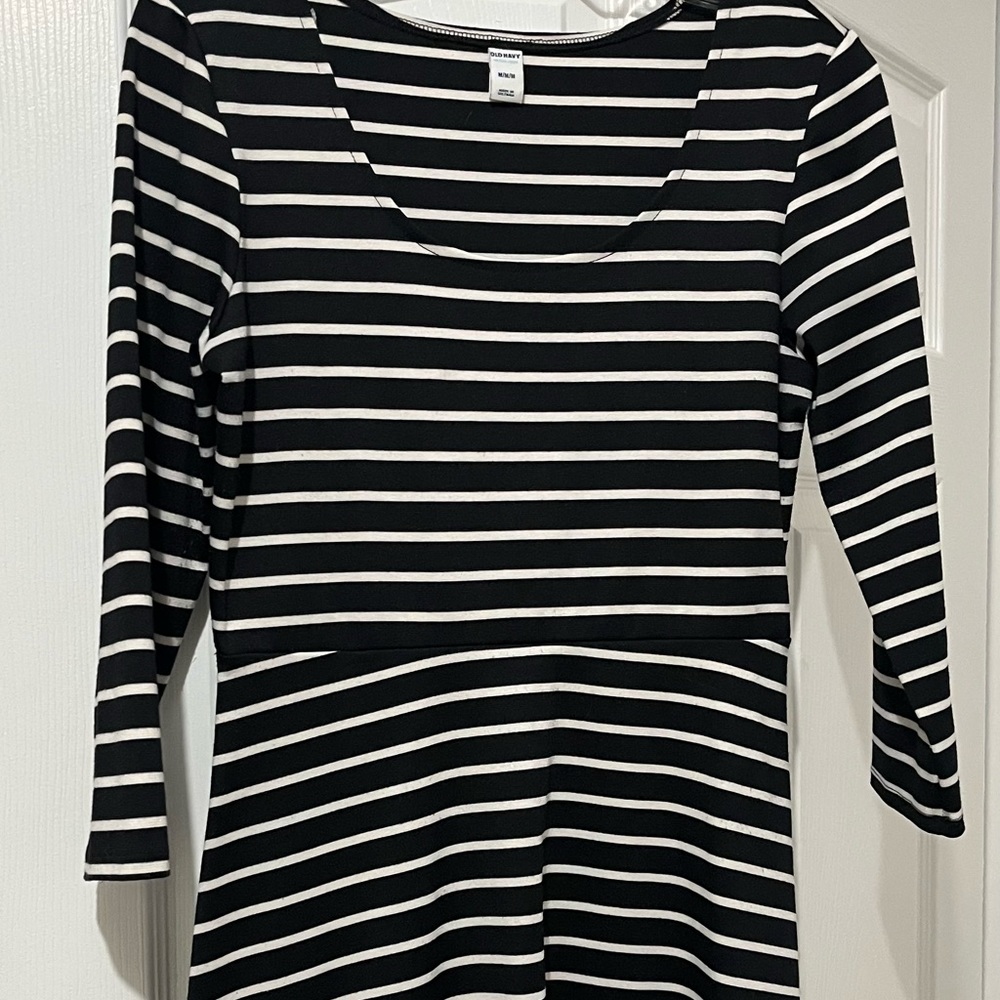 Black and white dress